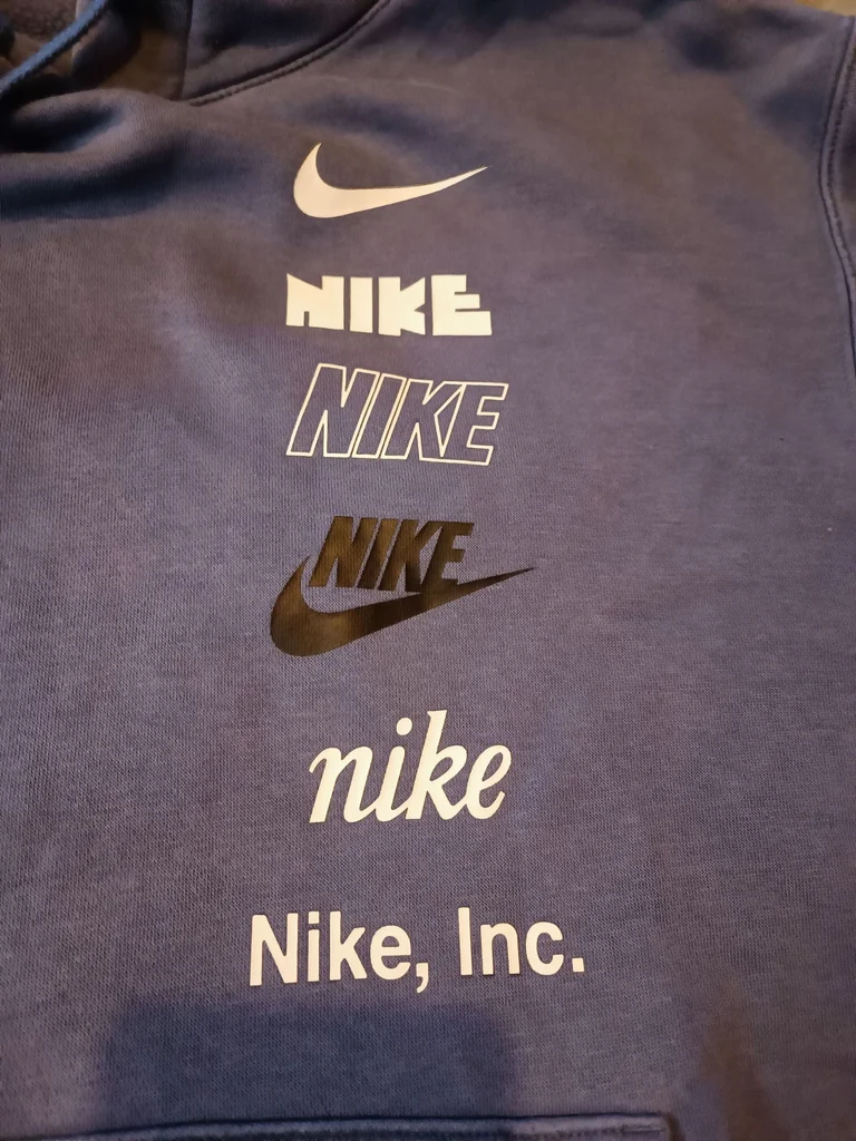 Nike pull hoodie with a hood in size S in very good condition, navy blue color – photo 3